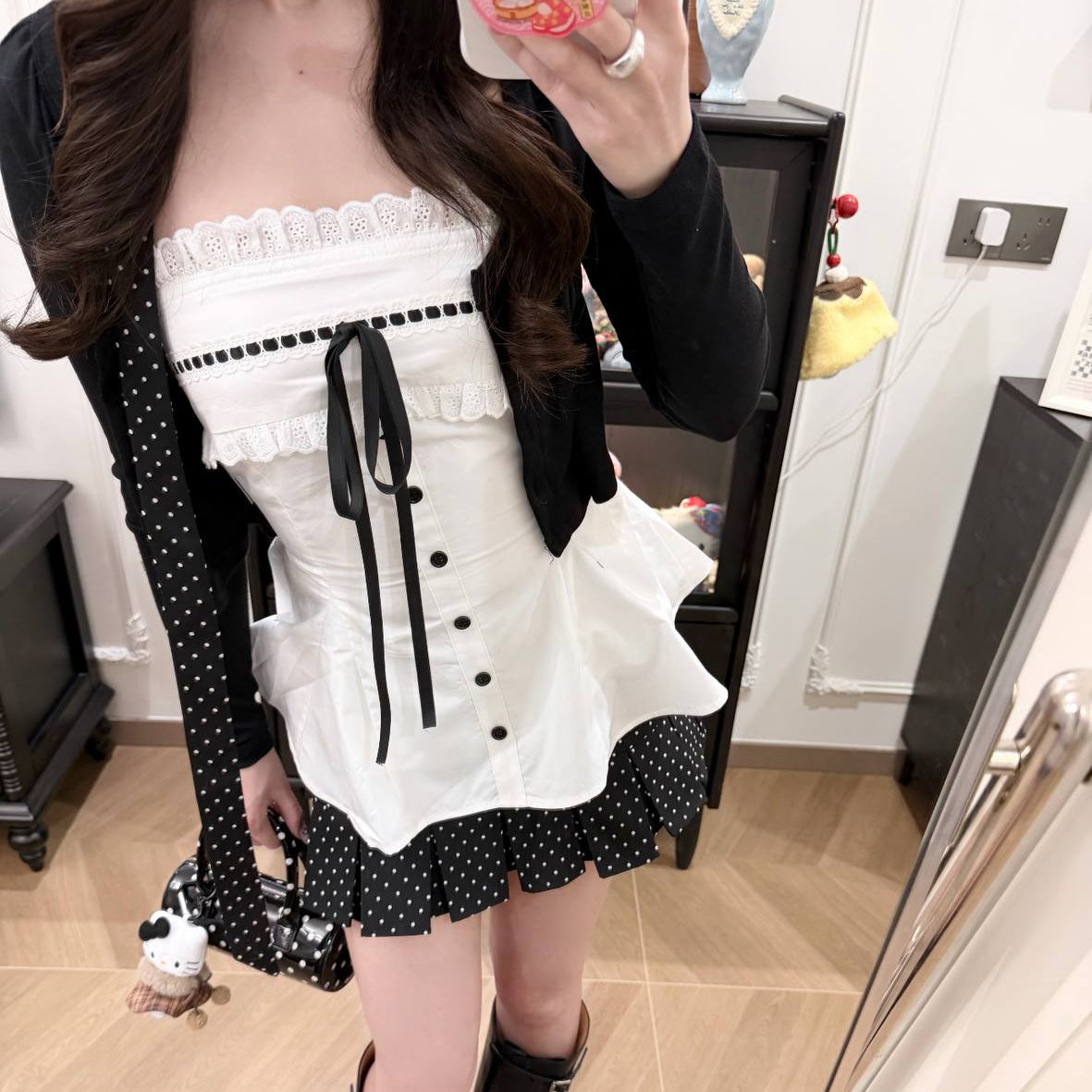 Black Long-Sleeve Set