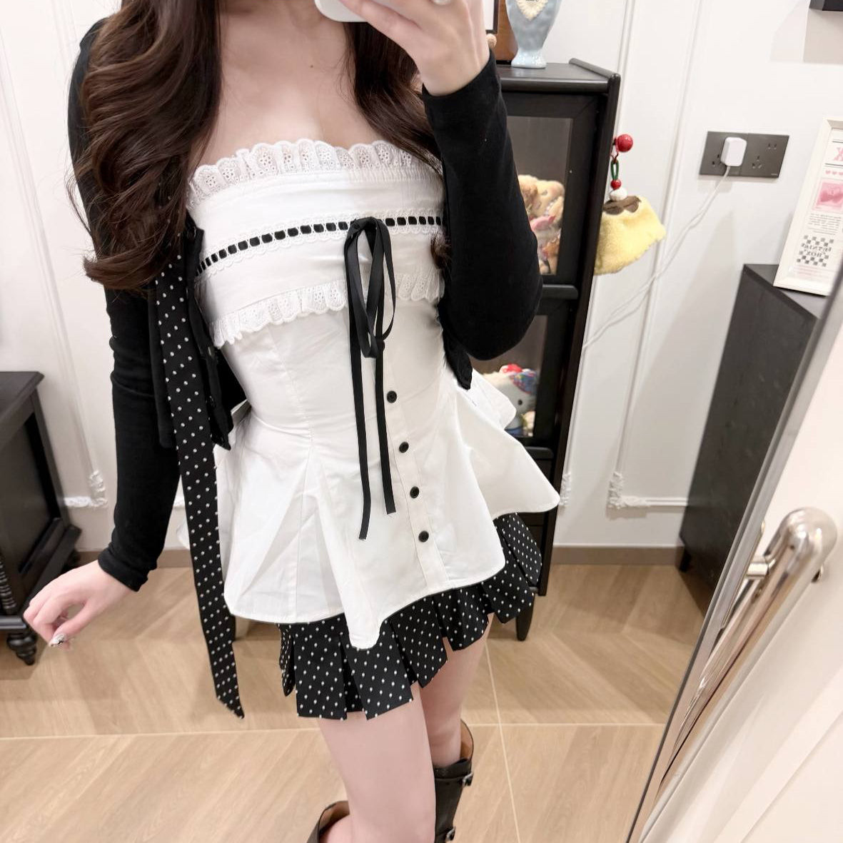 Black Long-Sleeve Set