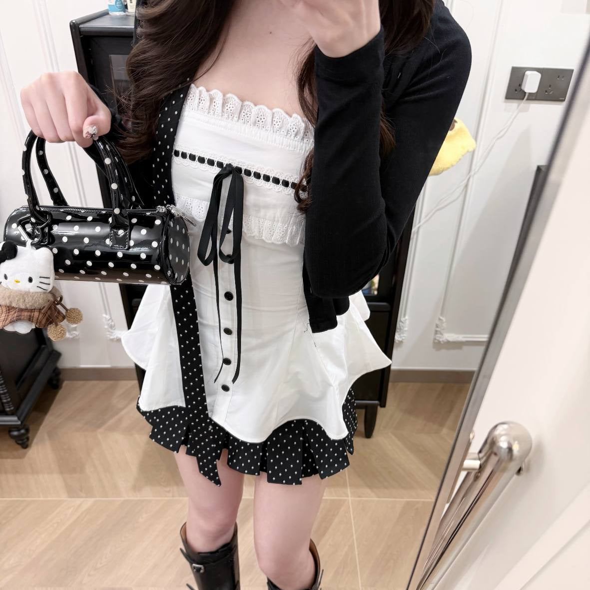 Black Long-Sleeve Set