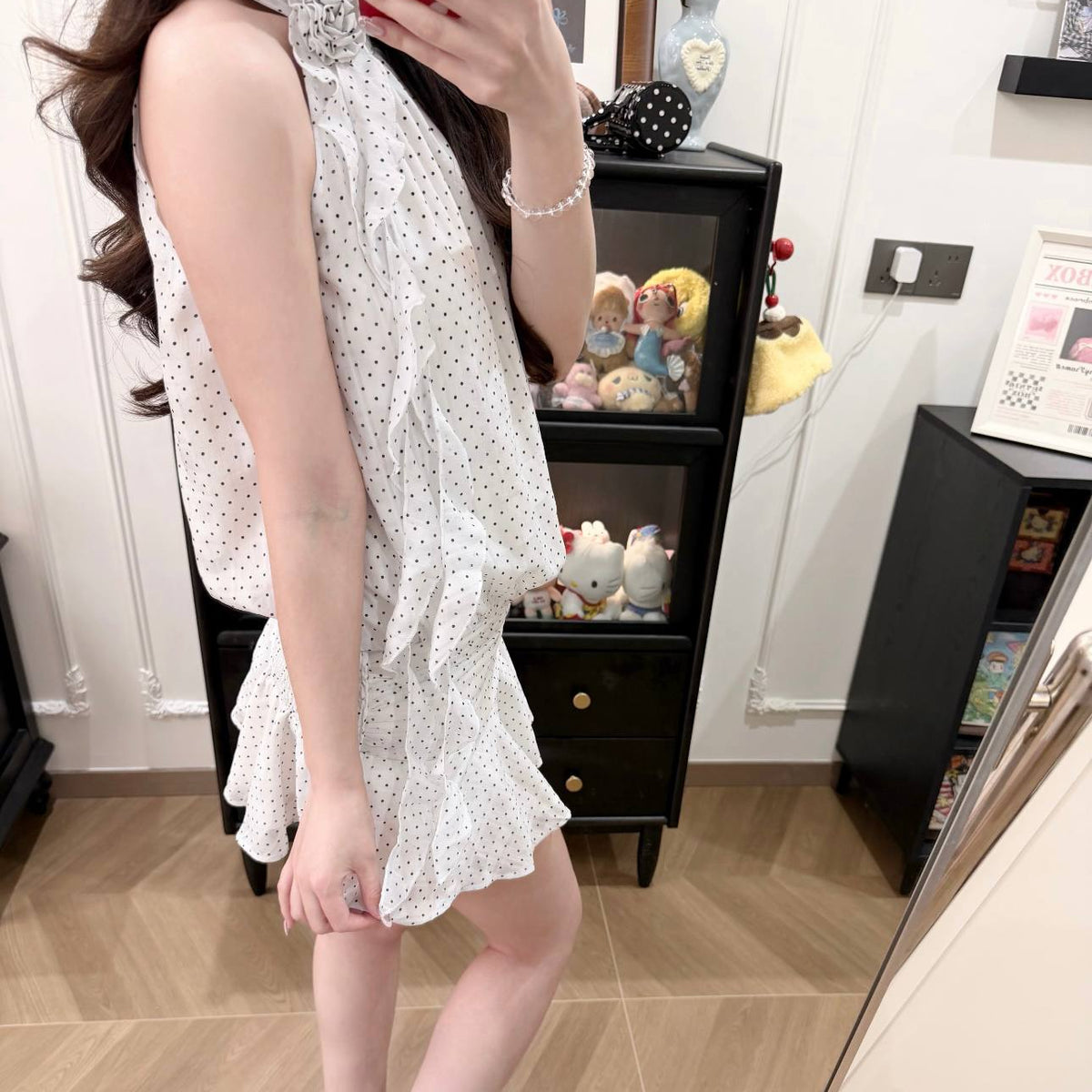 Halter-neck Short Dress