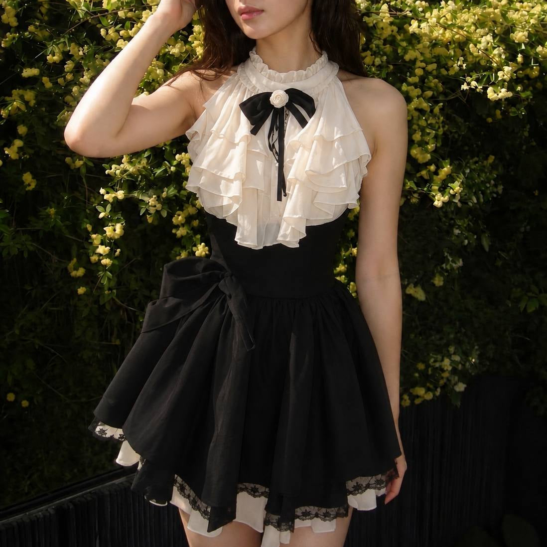 Halter-neck Dress