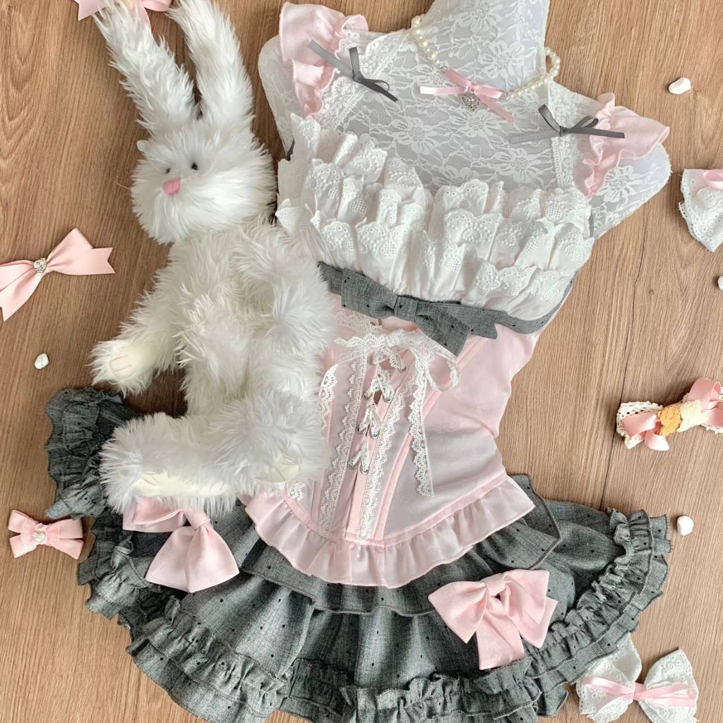 Top With Halter Tie And Matching