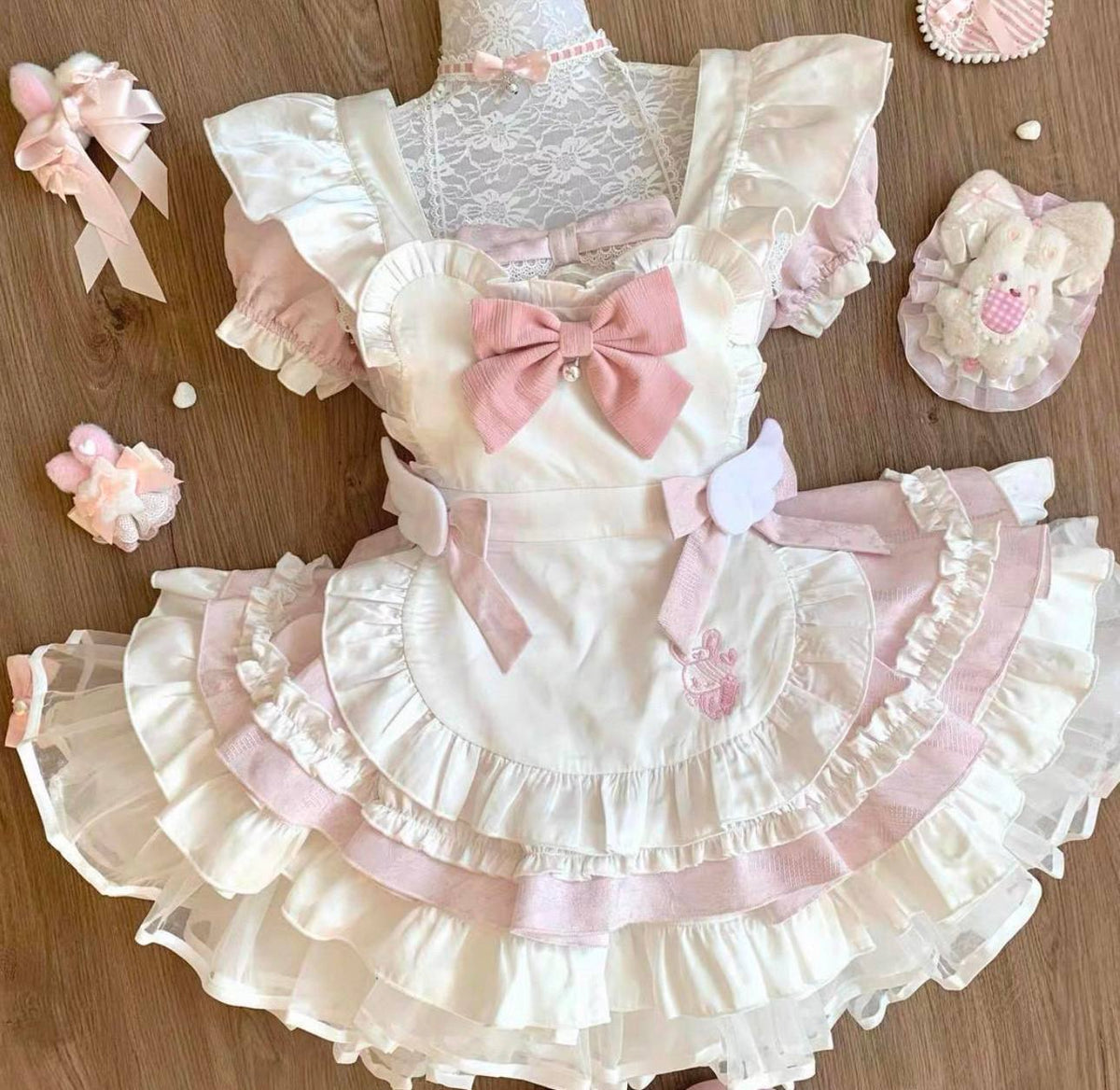 Pink Bow Lace