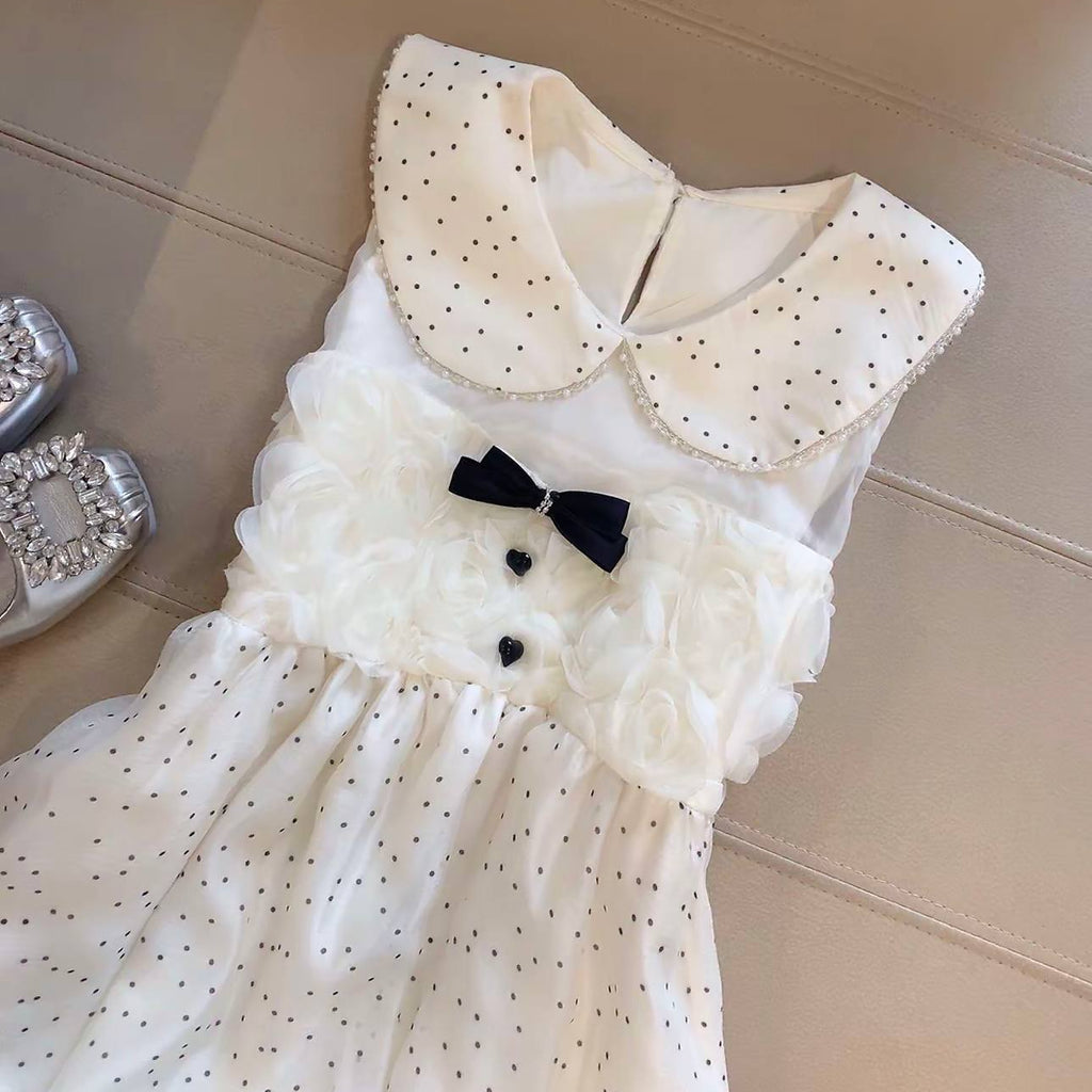 Tulle With Pearl And Bow