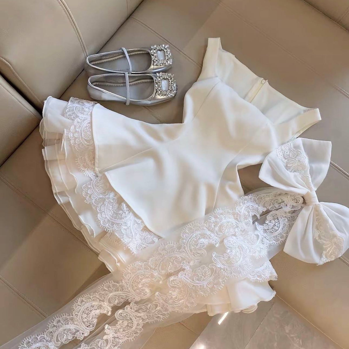 White dress