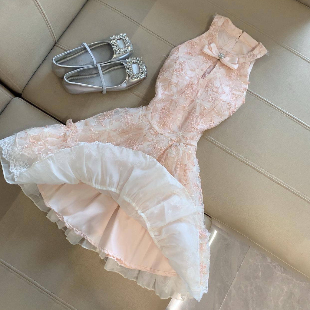 Puffy Halter Knitted