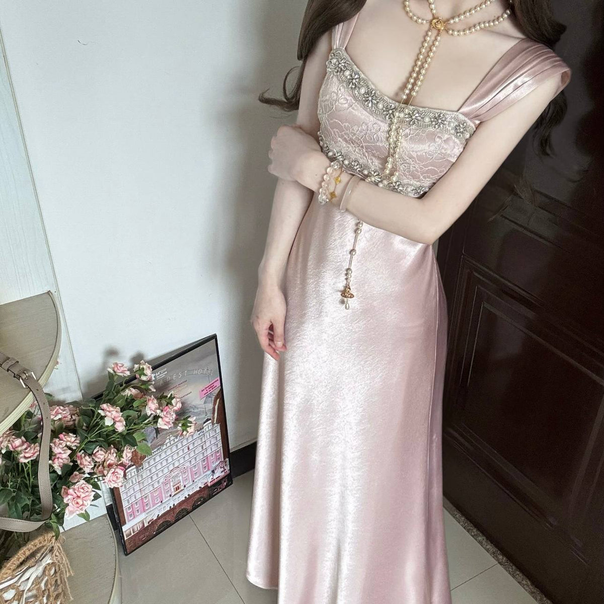 Square-neck Dress