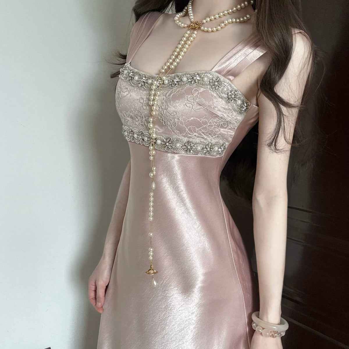 Square-neck Dress