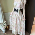 Floral Strapless
