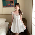 Heavy-duty Lace-embroidered Bud-shaped Dress
