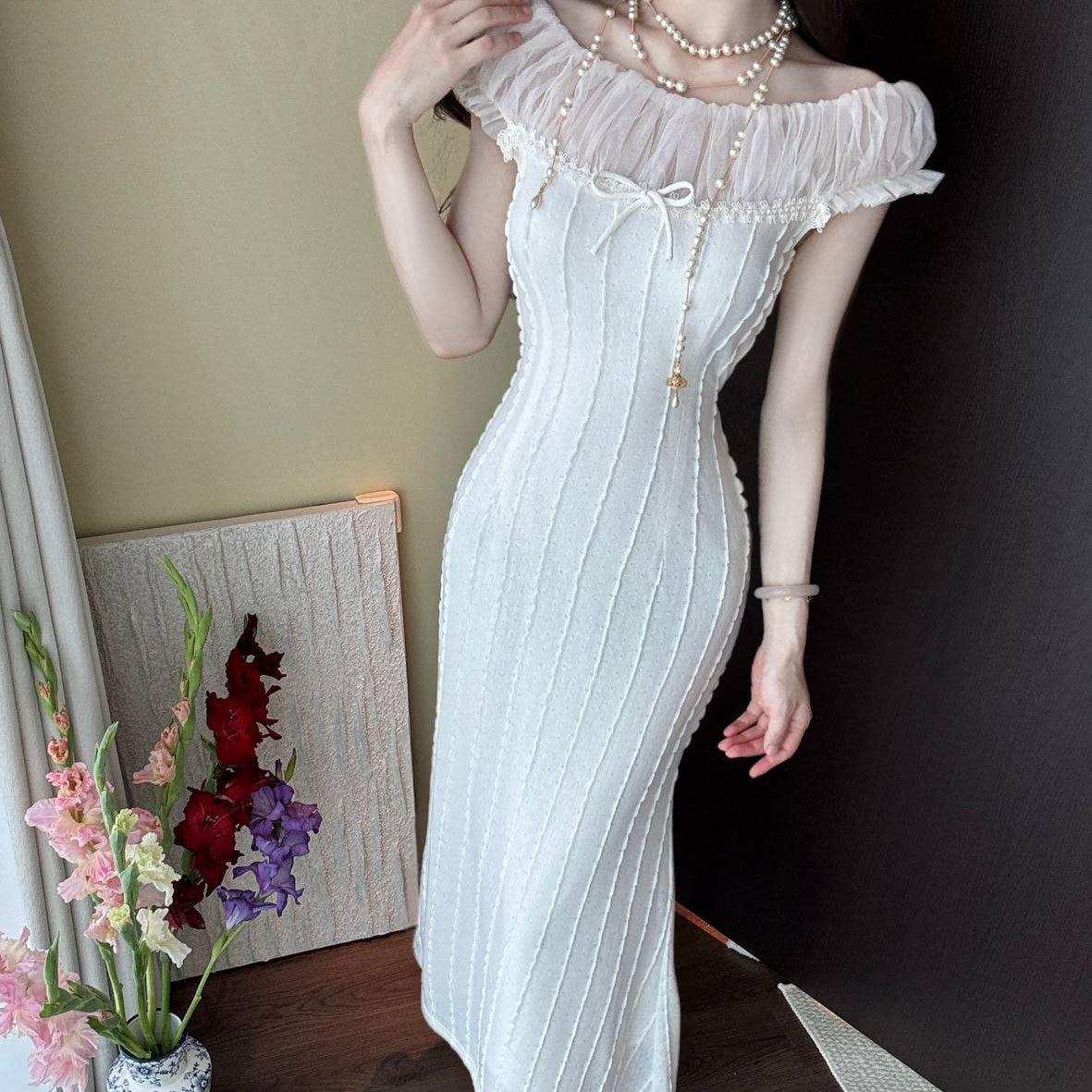 One-shoulder Dress