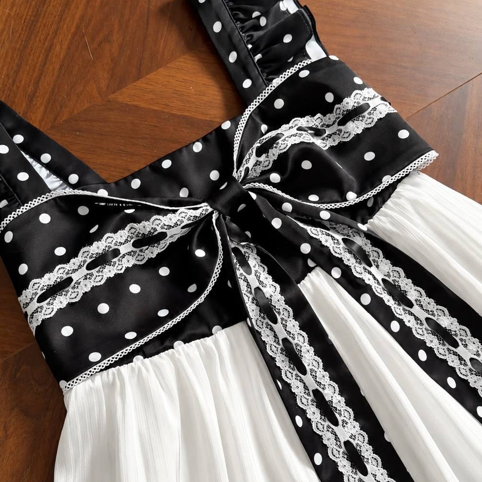 Black And White Polka-dot