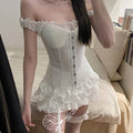 Lace-wrapped