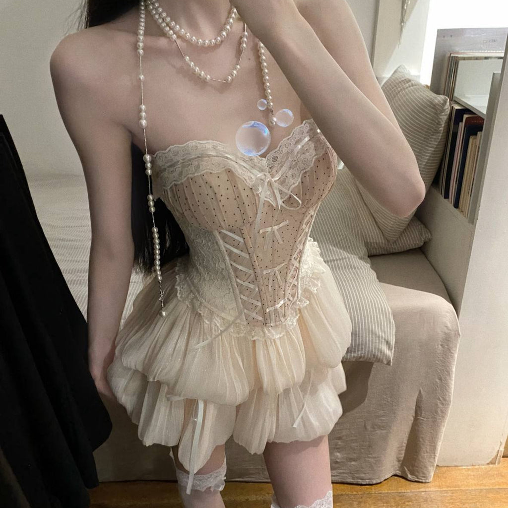 Lace Set Dress