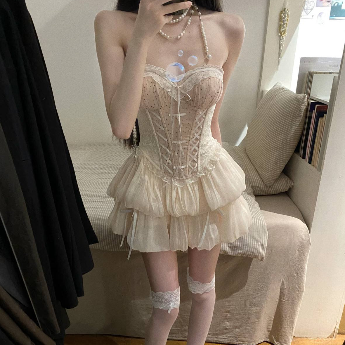 Lace Set Dress