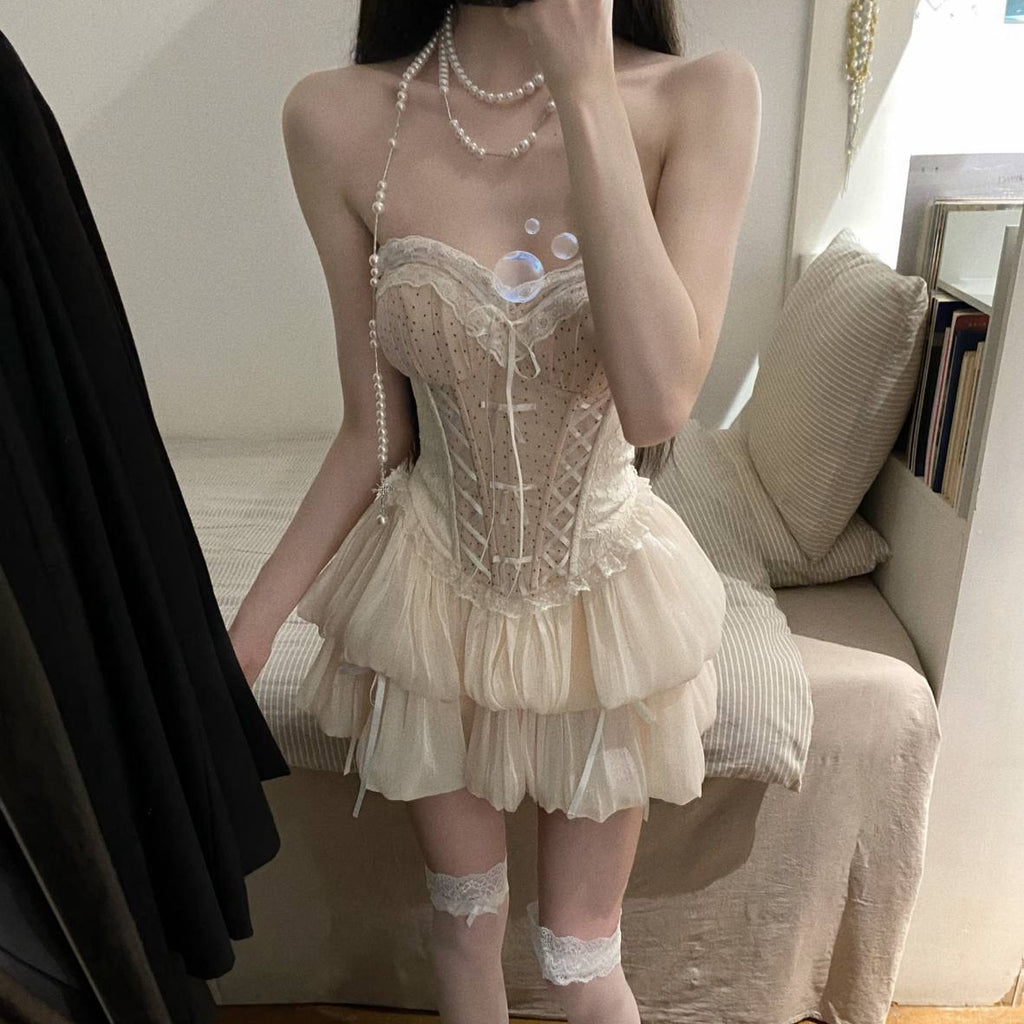 Lace Set Dress